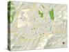 Political Map of Charlottesville, VA-null-Stretched Canvas