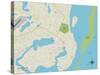 Political Map of Chatham, MA-null-Stretched Canvas