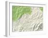 Political Map of Cherokee, NC-null-Framed Art Print