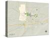 Political Map of Cheyenne, WY-null-Stretched Canvas