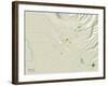 Political Map of Chico, CA-null-Framed Art Print