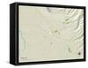 Political Map of Chico, CA-null-Framed Stretched Canvas