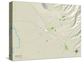 Political Map of Chico, CA-null-Stretched Canvas