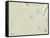 Political Map of Chico, CA-null-Framed Stretched Canvas