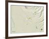 Political Map of Chico, CA-null-Framed Art Print