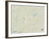 Political Map of Claremore, OK-null-Framed Art Print