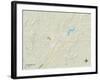 Political Map of Claremore, OK-null-Framed Art Print