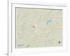 Political Map of Claremore, OK-null-Framed Art Print