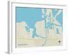 Political Map of Clear Lake Shores, TX-null-Framed Art Print