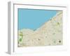 Political Map of Cleveland, OH-null-Framed Art Print