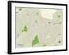 Political Map of Clinton, MD-null-Framed Art Print