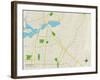 Political Map of Closter, NJ-null-Framed Art Print