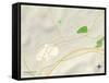 Political Map of Cobleskill, NY-null-Framed Stretched Canvas