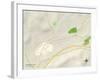 Political Map of Cobleskill, NY-null-Framed Art Print