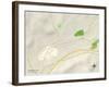 Political Map of Cobleskill, NY-null-Framed Art Print