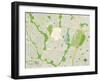 Political Map of College Park, MD-null-Framed Art Print