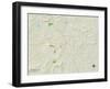 Political Map of Columbia, TN-null-Framed Art Print