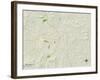 Political Map of Columbia, TN-null-Framed Art Print