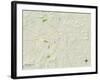 Political Map of Columbia, TN-null-Framed Art Print