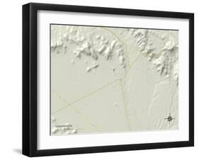 Political Map of Congress, AZ-null-Framed Art Print