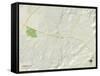 Political Map of Cornville, AZ-null-Framed Stretched Canvas