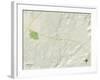 Political Map of Cornville, AZ-null-Framed Art Print