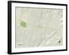 Political Map of Cornville, AZ-null-Framed Art Print