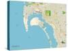 Political Map of Coronado, CA-null-Stretched Canvas