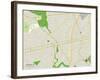 Political Map of Cranford, NJ-null-Framed Art Print
