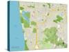 Political Map of Daly City, CA-null-Stretched Canvas