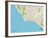 Political Map of Dana Point, CA-null-Framed Art Print