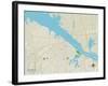 Political Map of Decatur, AL-null-Framed Art Print