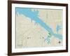 Political Map of Decatur, AL-null-Framed Art Print