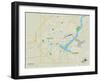 Political Map of Decatur, IL-null-Framed Art Print