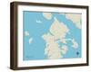 Political Map of Deer Isle, ME-null-Framed Art Print