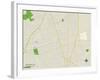 Political Map of Deer Park, NY-null-Framed Art Print