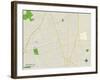 Political Map of Deer Park, NY-null-Framed Art Print