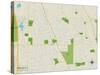 Political Map of Deerfield, IL-null-Stretched Canvas