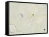 Political Map of Del Rio, TX-null-Framed Stretched Canvas
