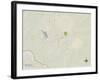 Political Map of Del Rio, TX-null-Framed Art Print