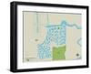 Political Map of Discovery Bay, CA-null-Framed Art Print