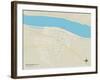 Political Map of Donaldsonville, LA-null-Framed Art Print