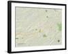 Political Map of Douglasville, GA-null-Framed Art Print