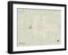 Political Map of Drumright, OK-null-Framed Art Print