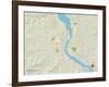 Political Map of Dubuque, IA-null-Framed Art Print