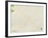 Political Map of Eagleville, PA-null-Framed Art Print