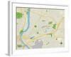 Political Map of East Hartford, CT-null-Framed Art Print