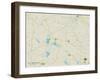 Political Map of East Kingston, NH-null-Framed Art Print