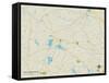Political Map of East Kingston, NH-null-Framed Stretched Canvas