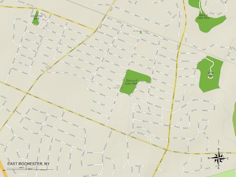 East Rochester Ny Map